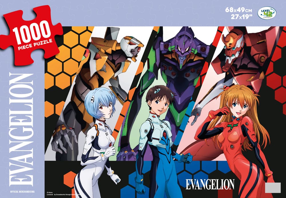 Neon Genesis Evangelion Pussel Characters (1000 bitar)