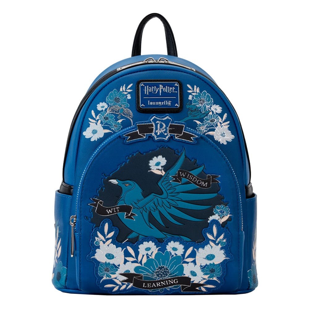 Printed Backpack. Exterior side pockets.

Material: Polyester / Faux Leather
Size: 23 x 12 x 27 cm