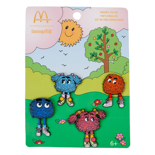 McDonalds by Loungefly Enamel Pins 4-Set Fry Gang 3 cm