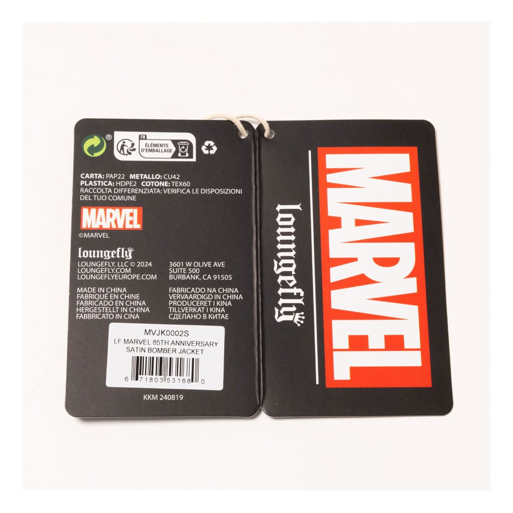 Marvel by Loungefly Bomber Jacket 85-årsjubileum Stl L