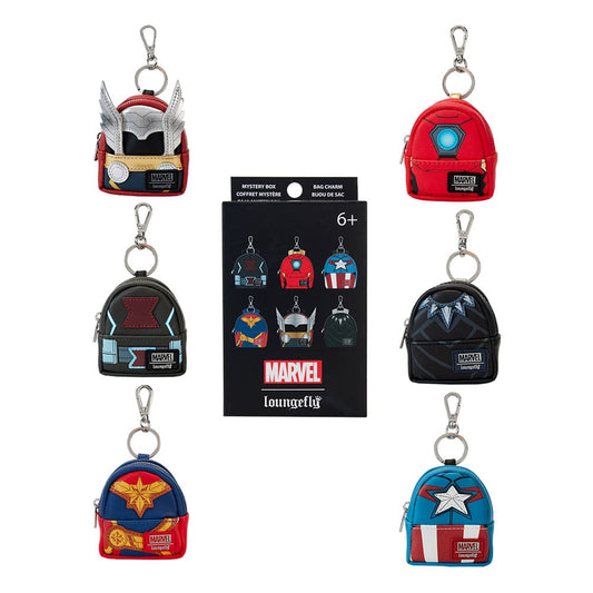 Marvel by Loungefly Nyckelringar Avengers Mini Ryggsäck Blind Box Assortment (12)