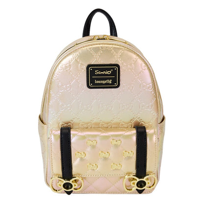 Hello Kitty 50th Anniversary by Loungefly Mini Ryggsäck Metallic Gold