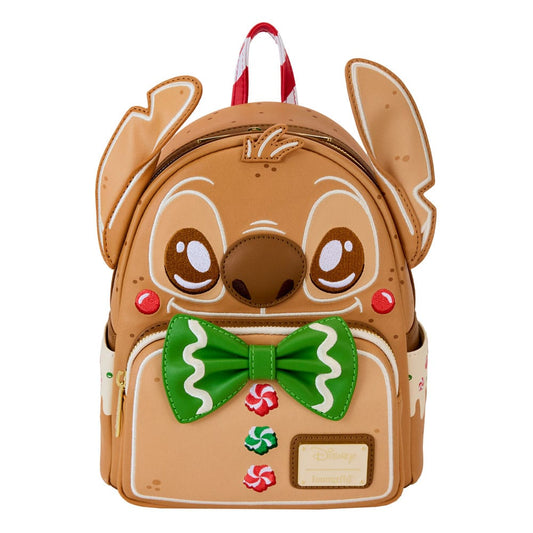 Lilo & Stitch by Loungefly Mini Backpack - Gingerbread Heart Stitch