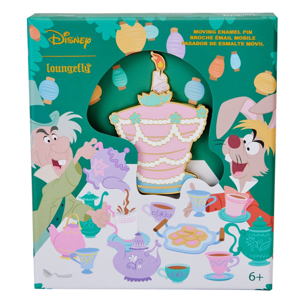 Disney by Loungefly Enamel Pin Unbirthday Cake 3" Limited Edition