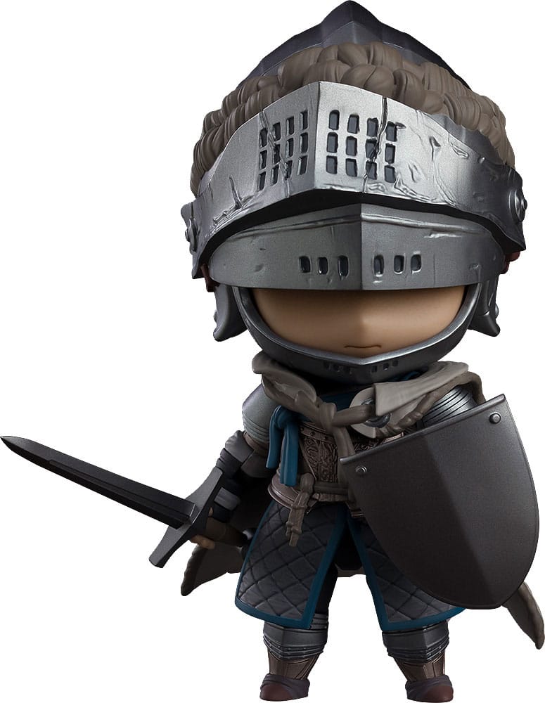 Become the Elden Lord.

From the popular action RPG "ELDEN RING" comes a Nendoroid of the Vagabond!

Face plates:

- Standard face
- Shouting face

Optional parts:

- Longsword
- Heater Shield
- Torch
- Flask of Crimson Tears
- Other optional parts for different poses.