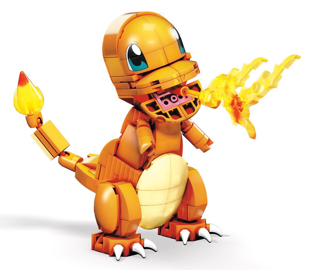 Pokemon Mega Construx Wonder Builders Construction Set Charmander 10 cm