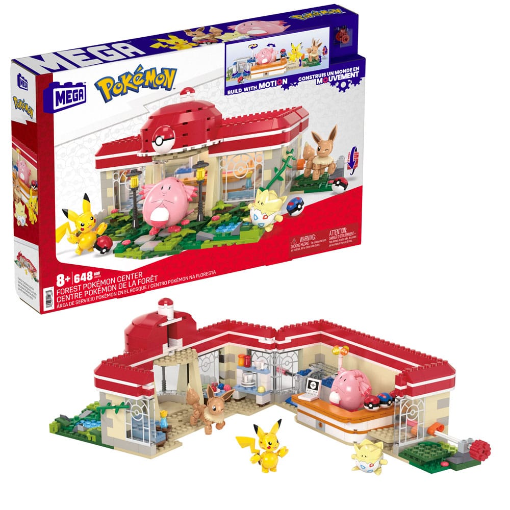 Pokémon Mega Construx Byggset - Skog Pokémon Center