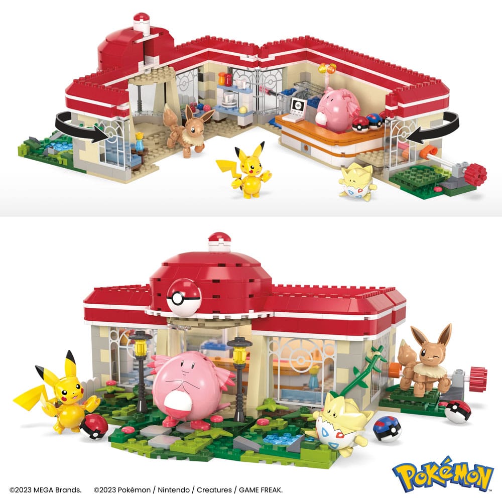 Pokémon Mega Construx Byggset - Skog Pokémon Center