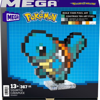 Pokémon MEGA Byggsats - Squirtle Pixel Art