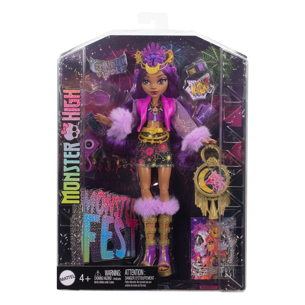 Monster High Docka Clawdeen Wolf - Monster Fest 25 cm