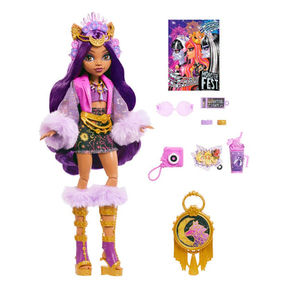 Monster High Docka Clawdeen Wolf - Monster Fest 25 cm