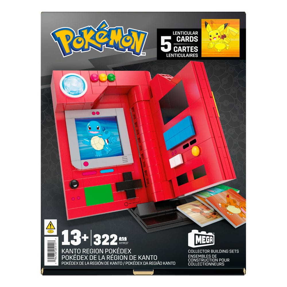 Pokémon MEGA Byggsats Kanto Region Pokédex