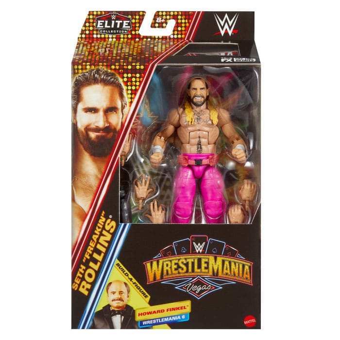 WWE WrestleMania Elite Seth Rollins Actionfigur 15 cm