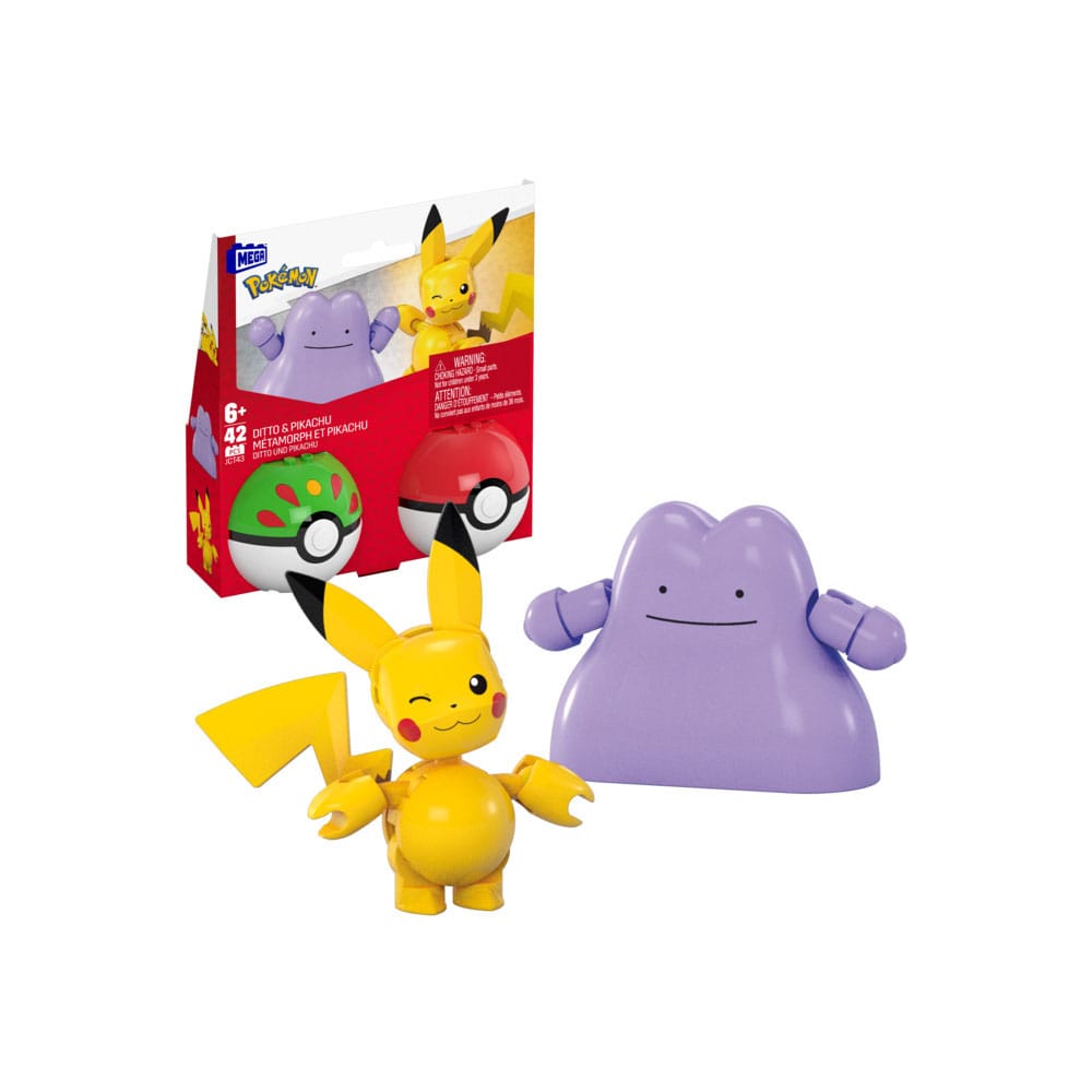 Pokémon MEGA Byggsats Poké Ball Samling: Pikachu & Ditto