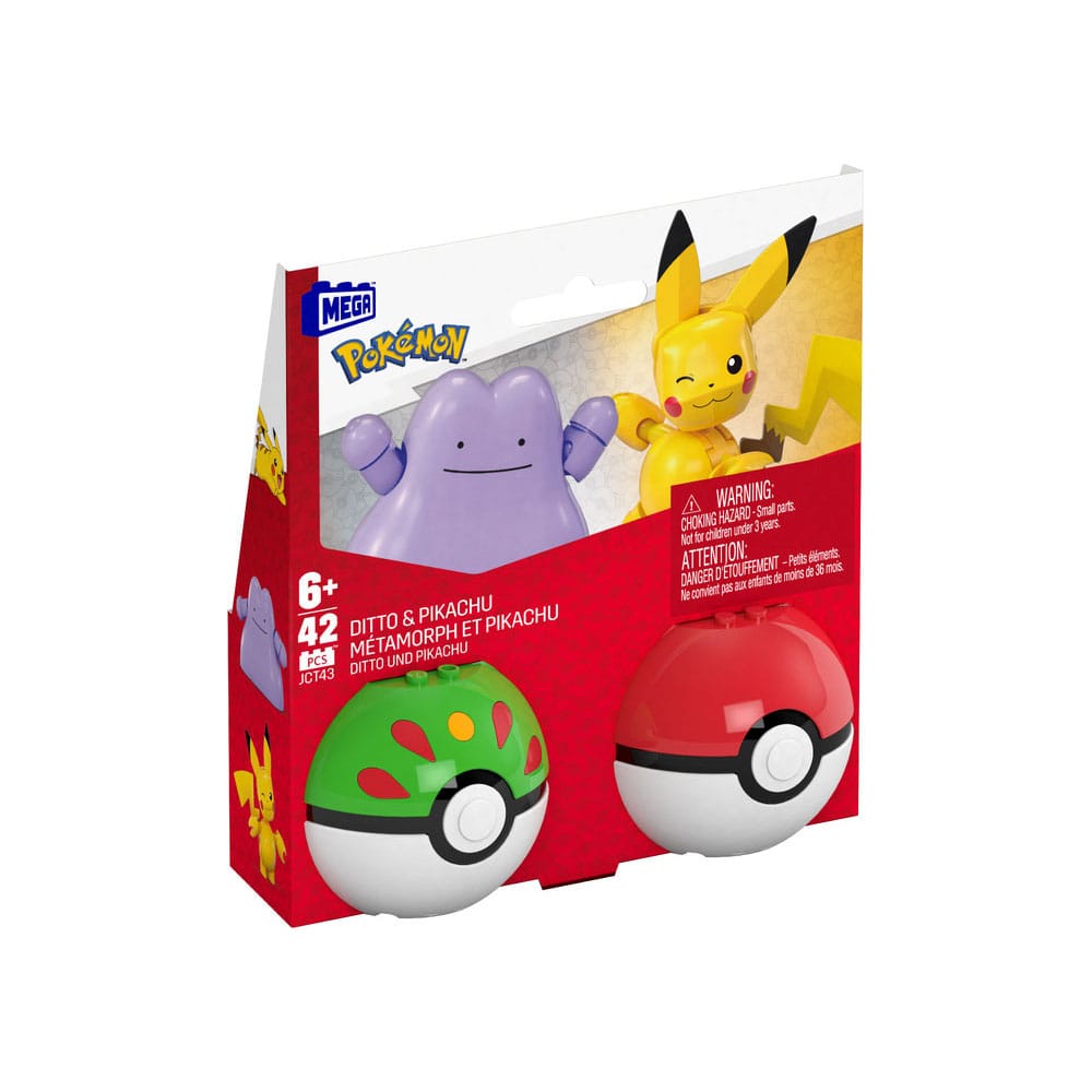 Pokémon MEGA Byggsats Poké Ball Samling: Pikachu & Ditto