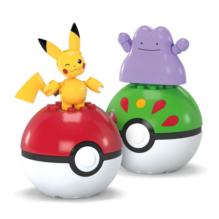 Build the power that's inside with this Poke Ball 2-pack