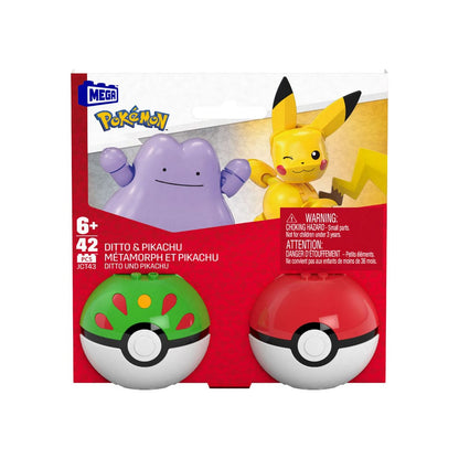 Pokémon MEGA Byggsats Poké Ball Samling: Pikachu & Ditto