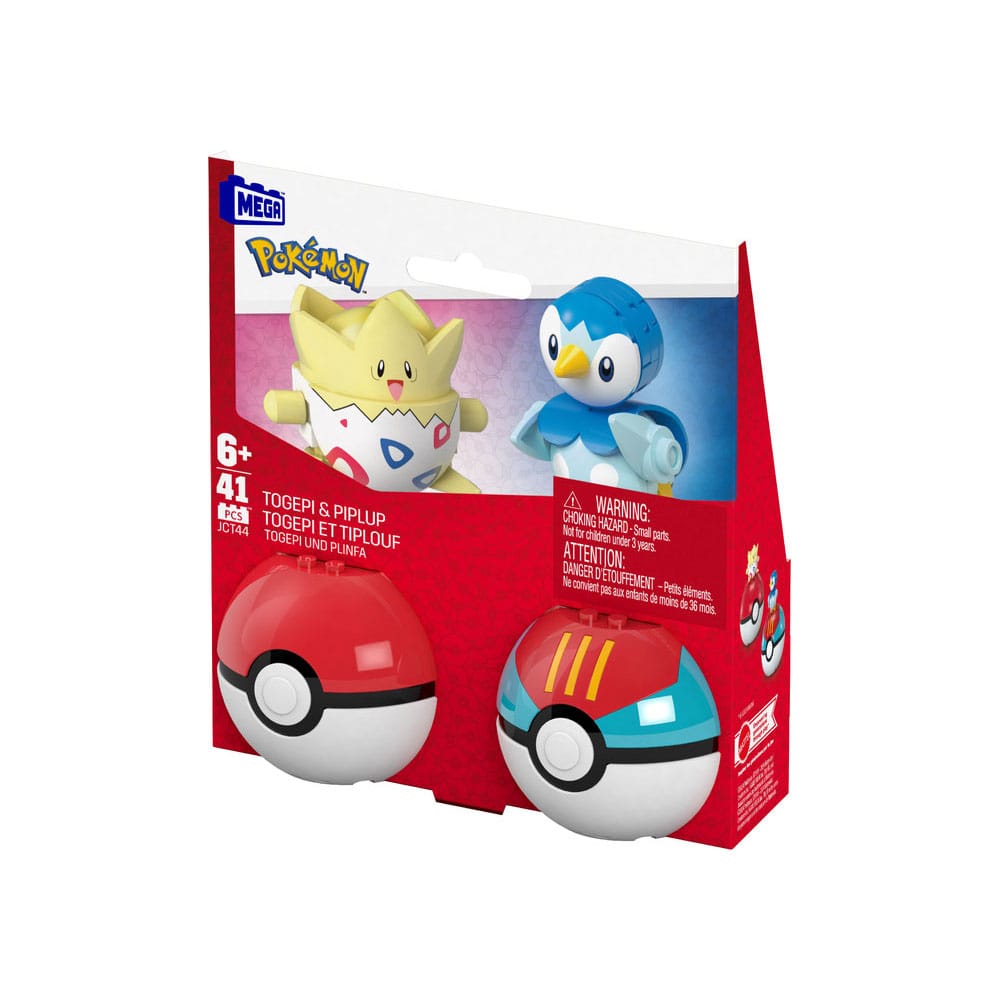 Pokémon MEGA Byggset Poké Ball Samling: Piplup & Togepi