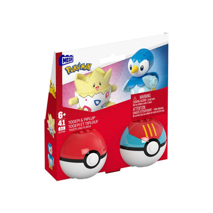 Pokémon MEGA Byggset Poké Ball Samling: Piplup & Togepi