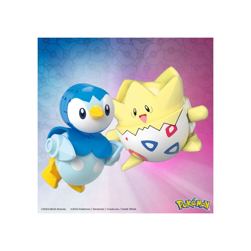 Pokémon MEGA Byggset Poké Ball Samling: Piplup & Togepi