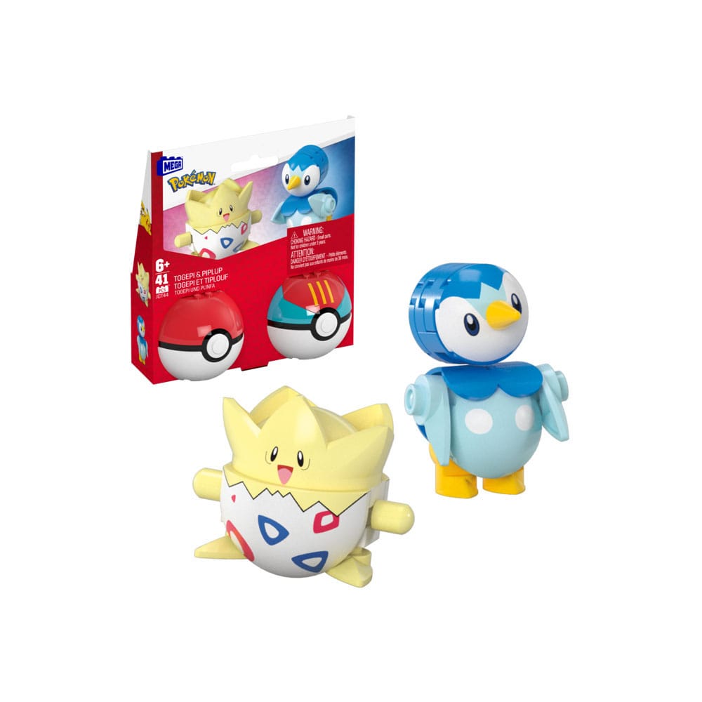 Pokémon MEGA Byggset Poké Ball Samling: Piplup & Togepi