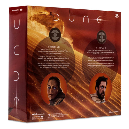 Dune: Part Two Actionfigur 2-Pack Stilgar & Shishakli (Gold Label) 18 cm