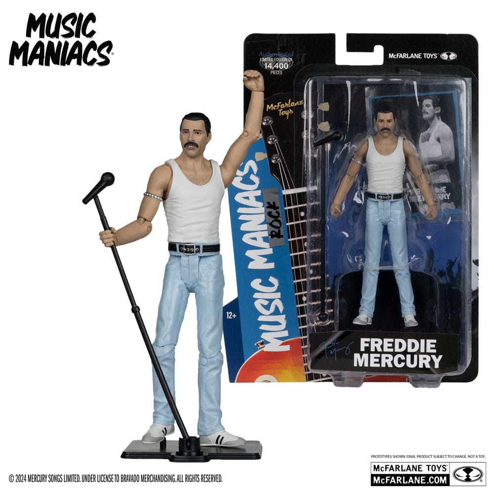 Music Maniacs Rock Actionfigur Freddy Mercury 15 cm