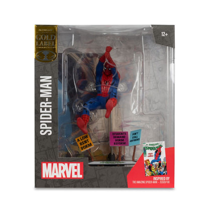 Marvel Collection PVC Staty 1/10 Spider-Man (The Amazing Spider-Man #68) (Gold Label) 15 cm