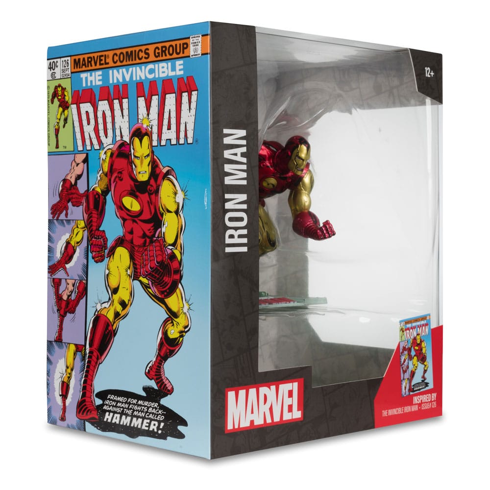 Marvel PVC Staty 1/10 Iron Man (The Invincible Iron Man #126) 11 cm