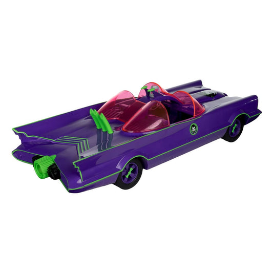 DC Retro Actionfigur with vehicle Batman 66 Batmobil with Joker (Gold Label)