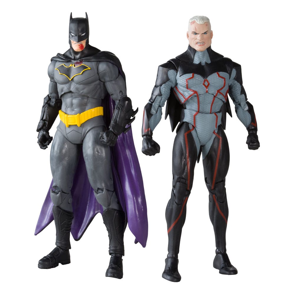 DC Collector Actionfigurer Pack of 2 Omega (Unmasked) & Batman (Bloody)(Gold Label) 18 cm