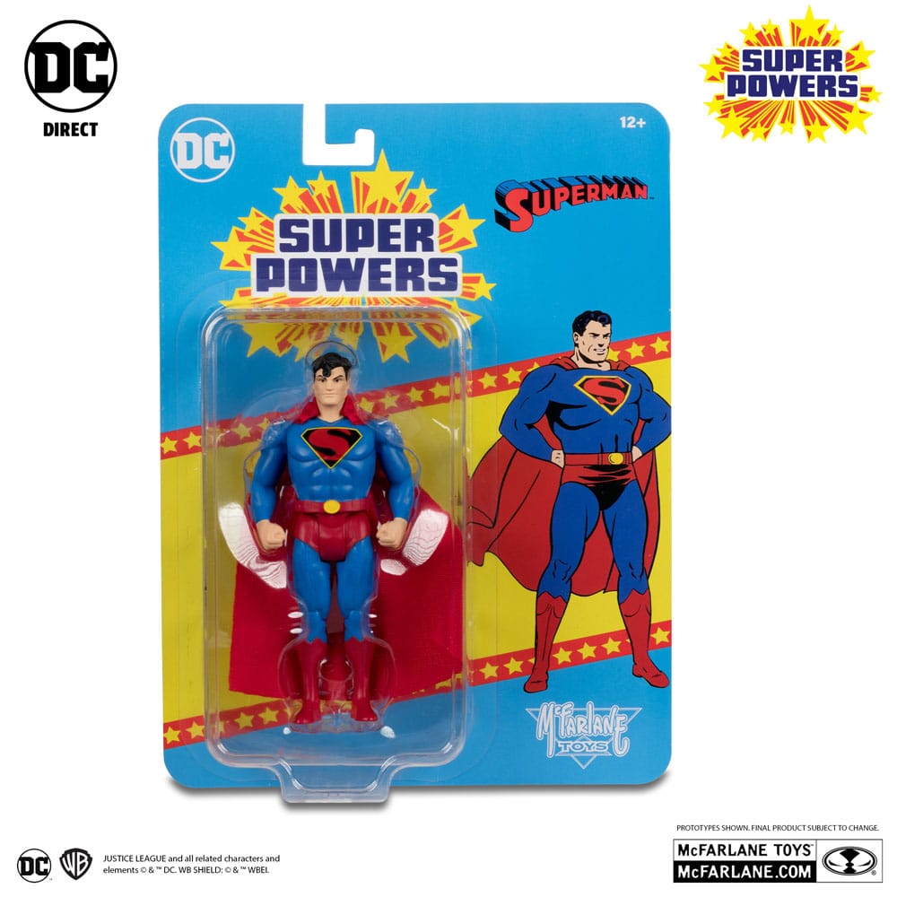 DC Direct Super Powers Actionfigur Superman (Fleischer Variant) 13 cm