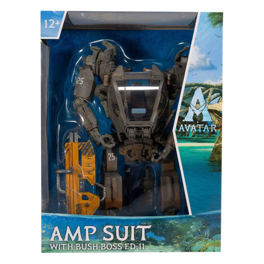 Avatar: The Way of Water Megafig Actionfigur Amp Suit with Bush Boss FD-11 30 cm