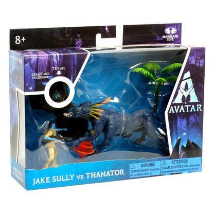 Avatar W.O.P Deluxe Medium Actionfigur & Vehicle Jake vs Thanator