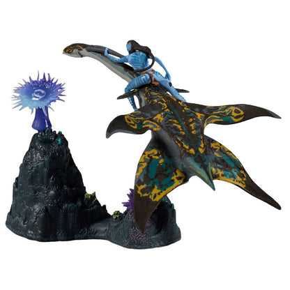 Avatar: The Way of Water Deluxe Medium Actionfigurer Neteyam & Ilu