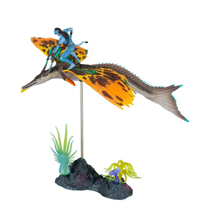 Avatar: The Way of Water Deluxe Large Actionfigurer Jake Sully & Skimwing