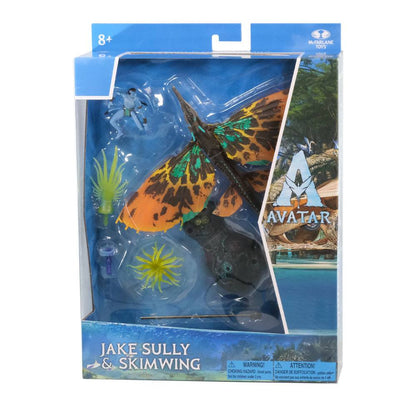 Avatar: The Way of Water Deluxe Large Actionfigurer Jake Sully & Skimwing