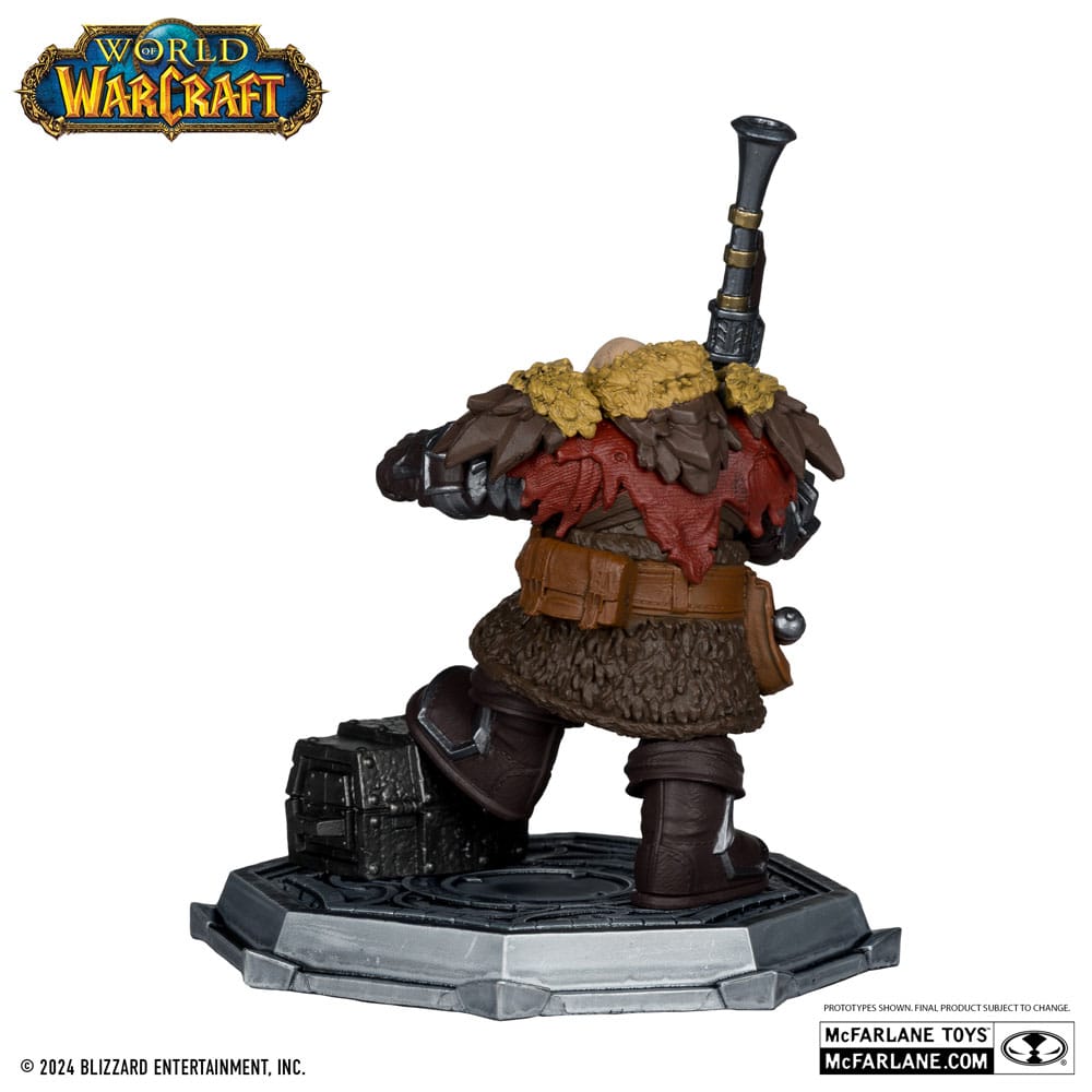 World of Warcraft PVC Staty 2-Pack 1/12 Dwarf Hunter: Beast Master & Pandaren: Monk (Gold Label) 15 cm