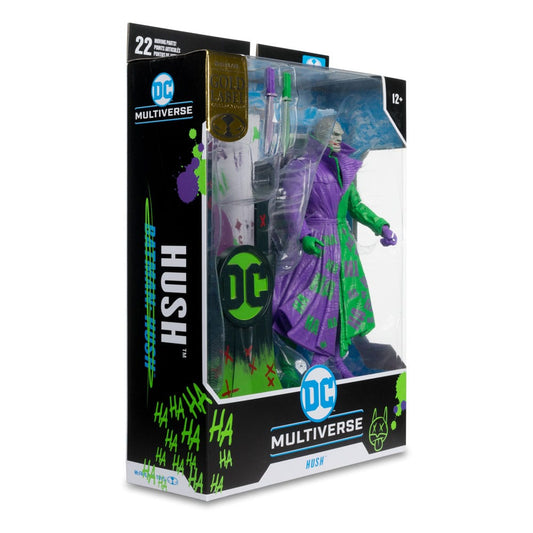 DC Multiverse Actionfigur Hush (Batman: Hush) Jokerized (Gold Label) 18 cm