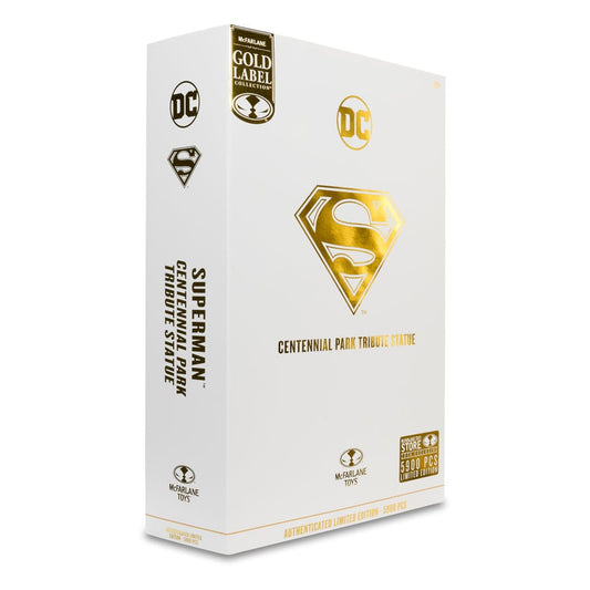 DC Multiverse Actionfigureruperman (Centennial Park Tribute Staty) Gold Label 18 cm