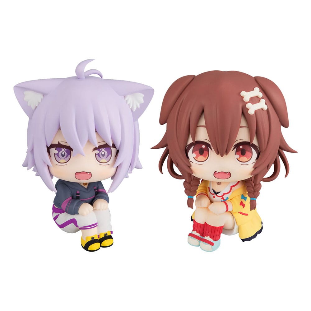 Hololive Production Look Up PVC Staty Korone Inugami & Okayu Nekomata 11 cm