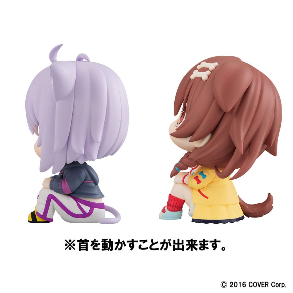 Hololive Production Look Up PVC Staty Korone Inugami & Okayu Nekomata 11 cm