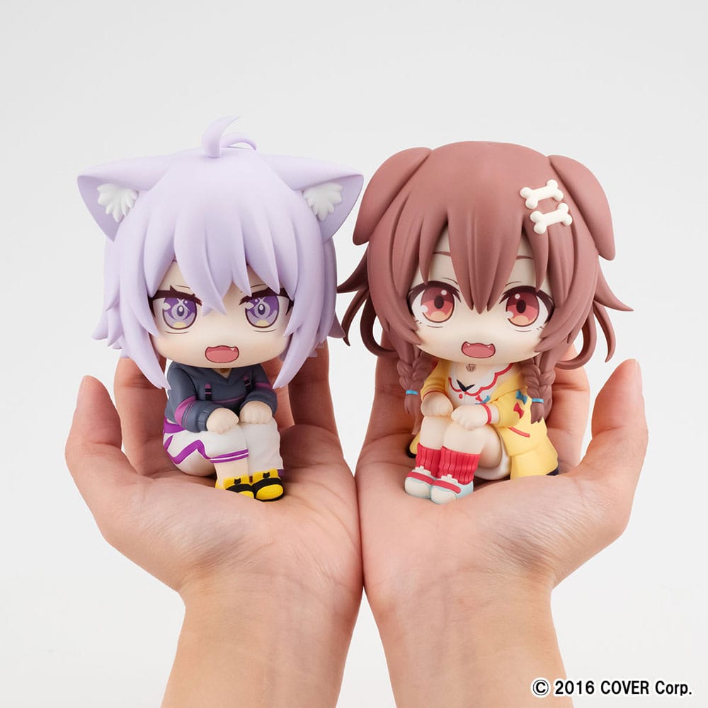 Hololive Production Look Up PVC Staty Korone Inugami & Okayu Nekomata 11 cm