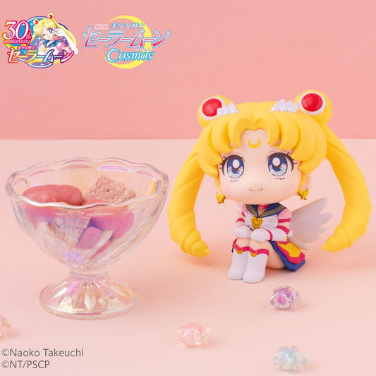 Sailor Moon Cosmos The Movie Look Look Up PVC Statys Eternal Sailor Moon & Eternal Sailor Chibi Moon LTD Ver. 11 cm