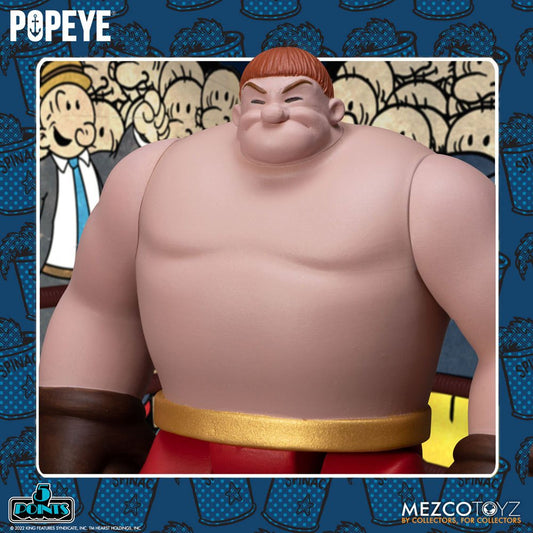 Popeye 5 Points Deluxe Figur Set Popeye & Oxheart 9 cm