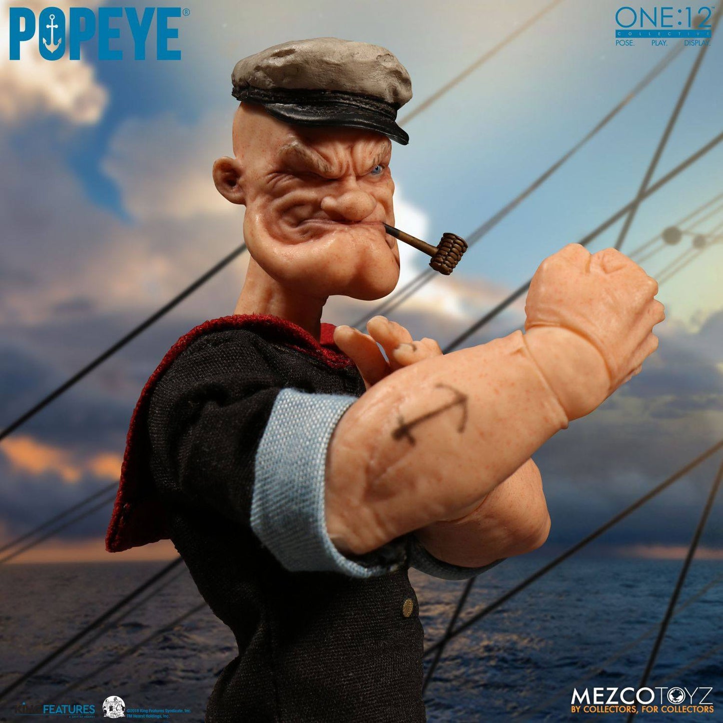 Popeye Action Figure 1/12 - 14 cm