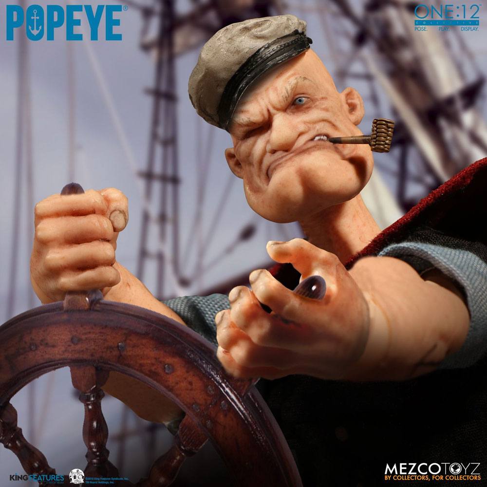 Popeye Action Figure 1/12 - 14 cm