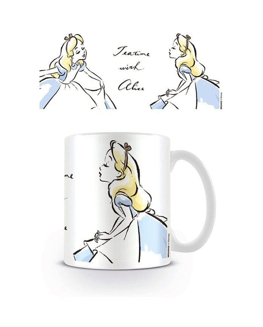 Disney Mugg Alice in Wonderland Teatime with Alice