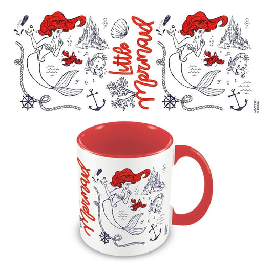 Disney Mugg Little Mermaid Red