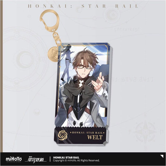 Honkai: Star Rail Character Acrylic Nyckelring Welt 9 cm